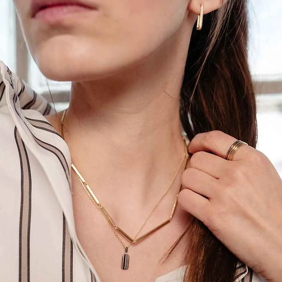Sunray 18K Gold Necklace