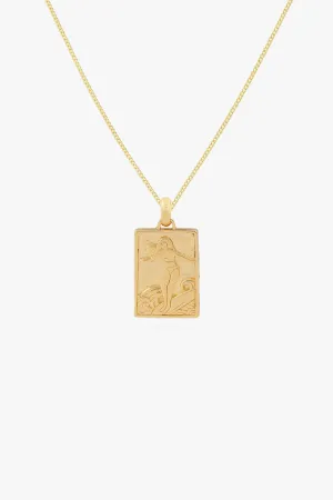 Surf Club Necklace Gold Plated Wildthings Collectables