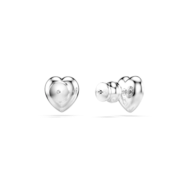 Swarovski Ariana Grande x Swarovski Stud Earrings Mixed cuts Heart White Rhodium plated