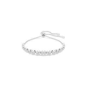 Swarovski Imber Tennis Bracelet Mixed Round Cuts White Rhodium Plated