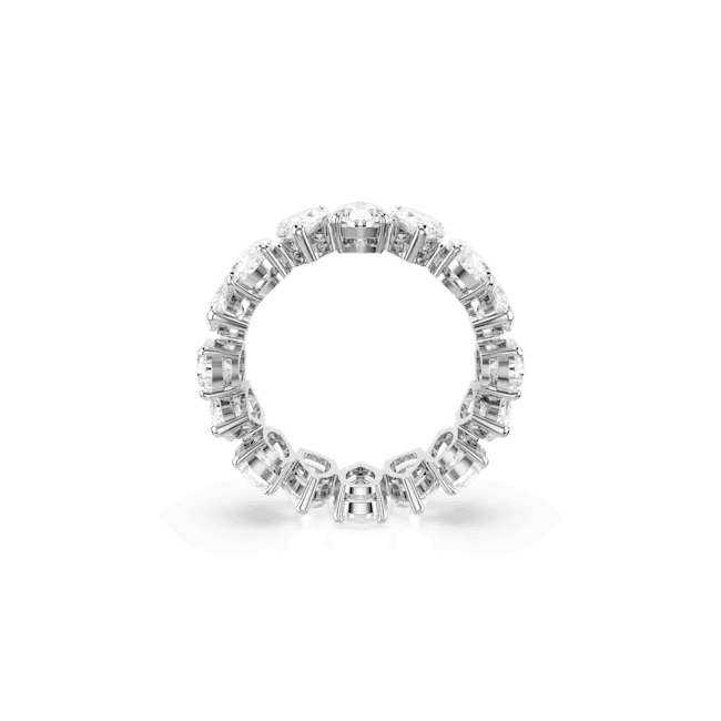 Swarovski Matrix Vittore Ring Pear cut White Silver-tone finish