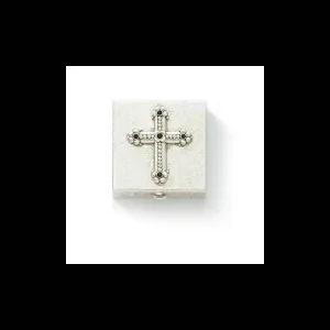 Symbols Of Faith Black Crystal Cross Pill Box 1928 Jewelry