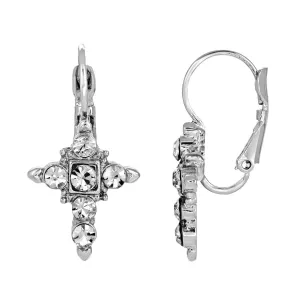 Symbols Of Faith Crystal Cross Earrings 1928 Jewelry