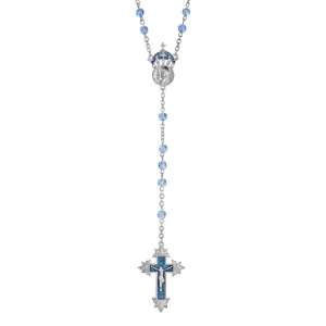 Symbols Of Faith Glass Beaded Hand Enamel King Of Kings Rosary 1928 Jewelry