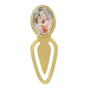 Symbols Of Faith Mary and Child Bookmark 1928 Jewelry