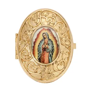 Symbols Of Faith Our Lady of Guadalupe Pill Box 1928 Jewelry