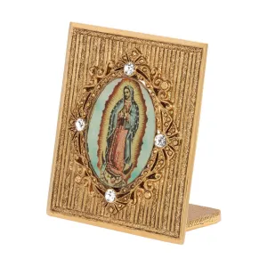 Symbols Of Faith Our Lady Of Guadalupe Tabletop Decor Plaque 1928 Jewelry