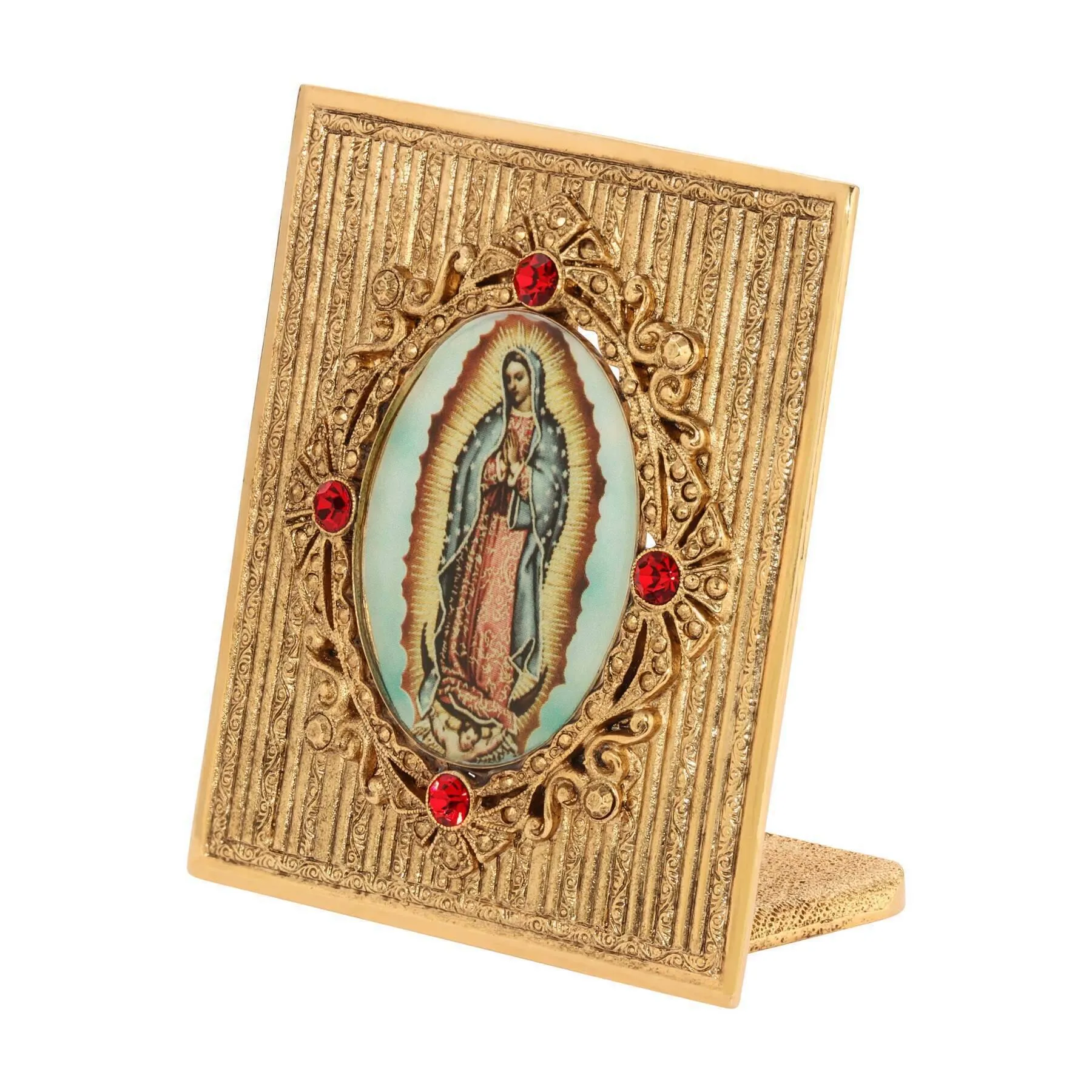 Symbols Of Faith Our Lady Of Guadalupe Tabletop Decor Plaque 1928 Jewelry