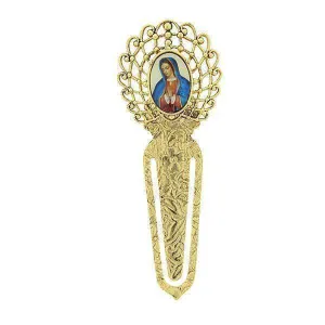 Symbols Of Faith Praying Mary Decal Bookmark 1928 Jewelry