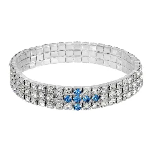 Symbols Of Faith Rhinestone Cross Stretch Bracelet 1928 Jewelry