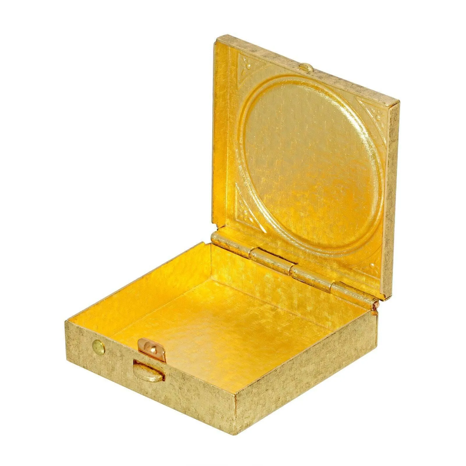 Symbols Of Faith Square Mother and Child Pillbox 1928 Jewelry