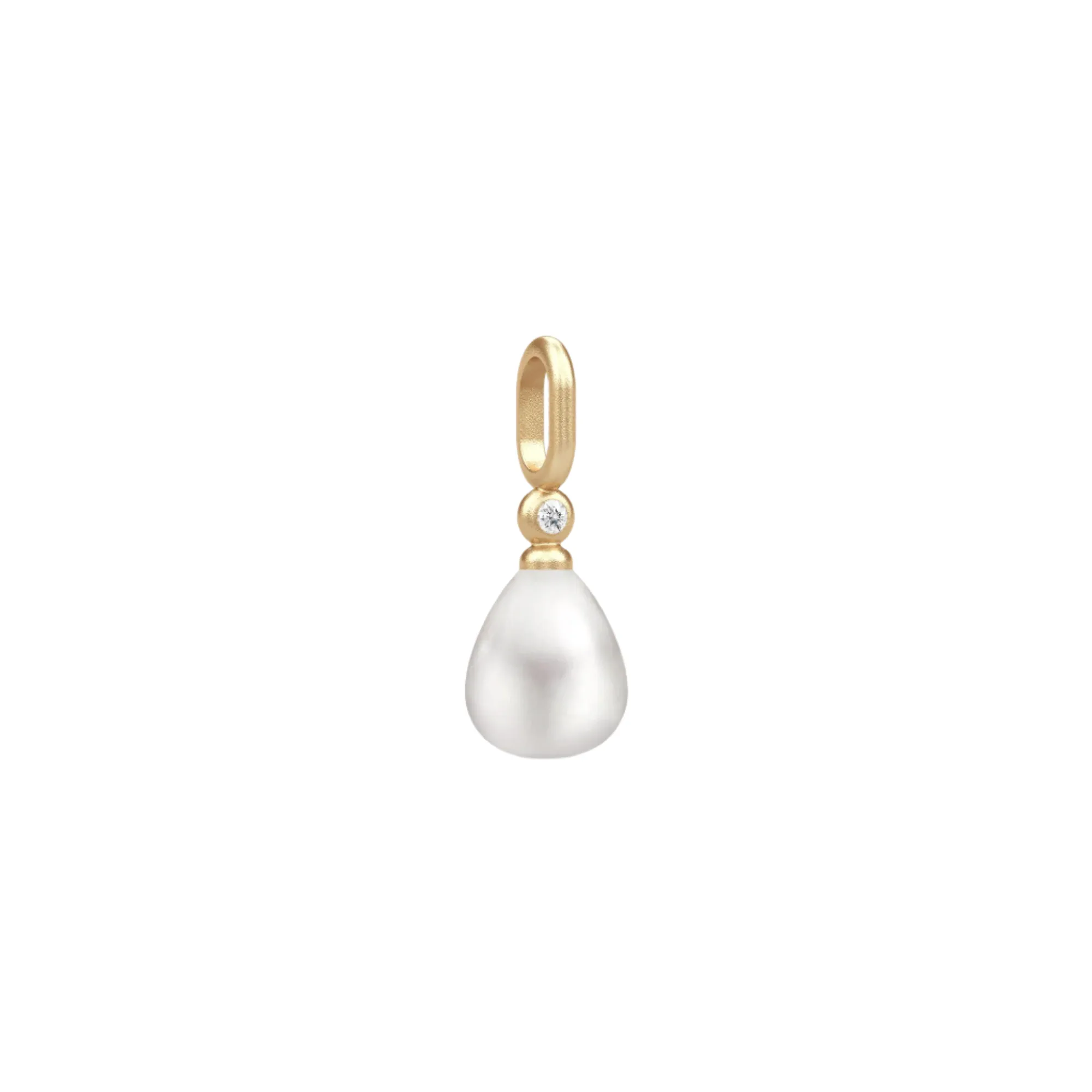 Tasha White Pearl Gold Plated Pendant