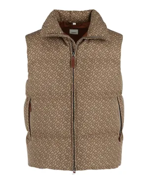 'TB' Logo Puffer Vest