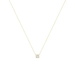 Teeny Twinkle 18K Gold Necklace w. Diamond