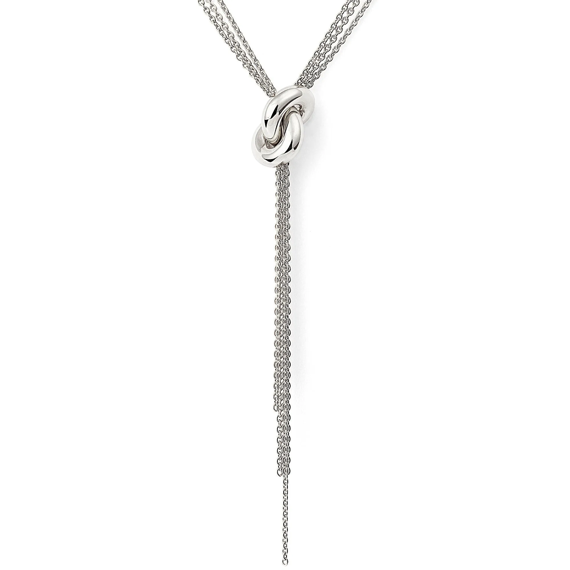 The Legacy Knot 18K Whitegold Necklace
