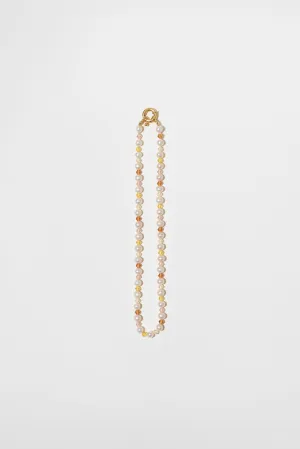 The Sunset Pearl 18K Gold Plated Necklace w. Beads & Pearls