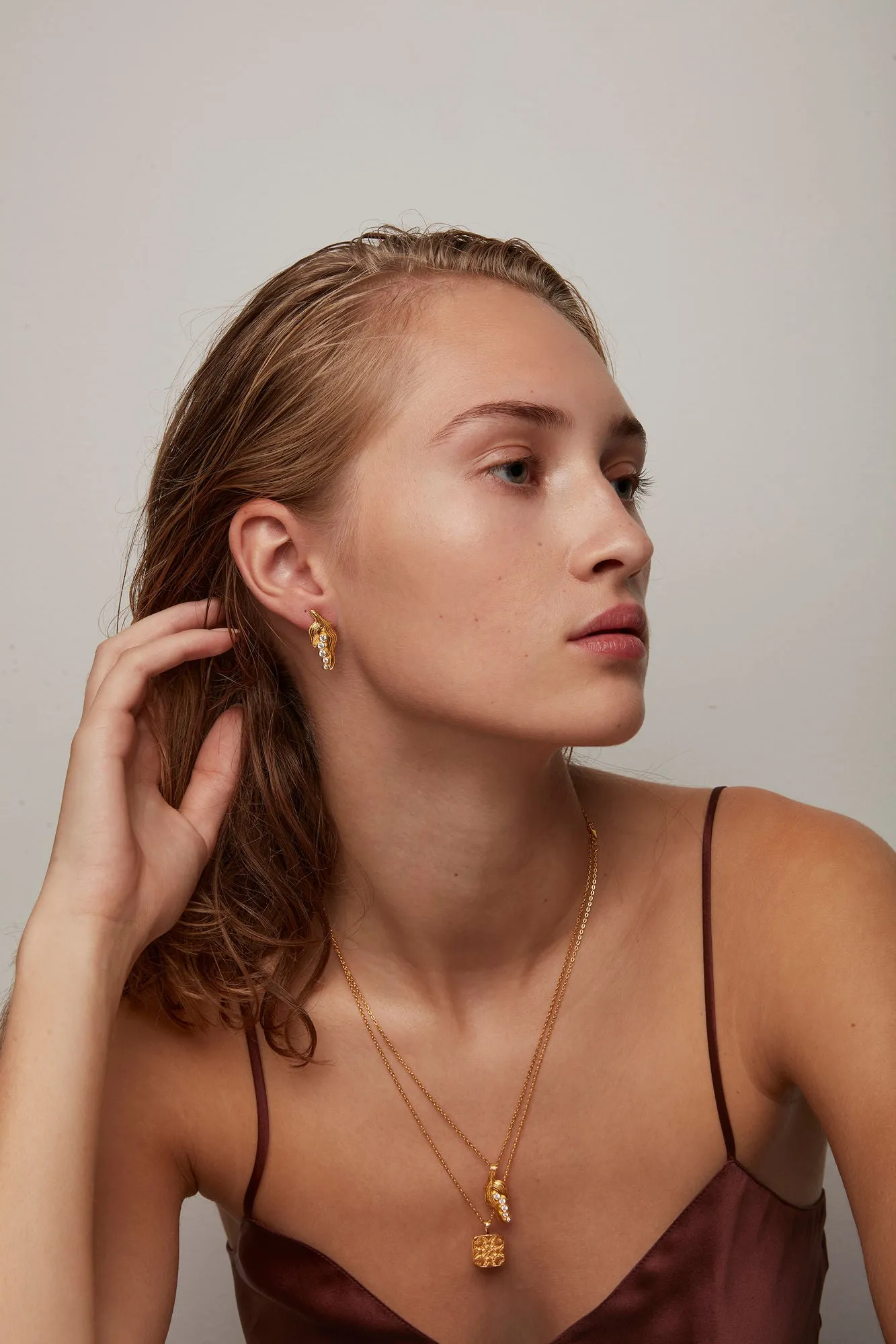 The Tinder Box Gold Plated Necklace