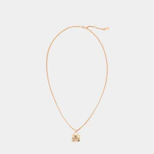 The Tote Bag Necklace - Marc Jacobs - Metal - Rose Gold