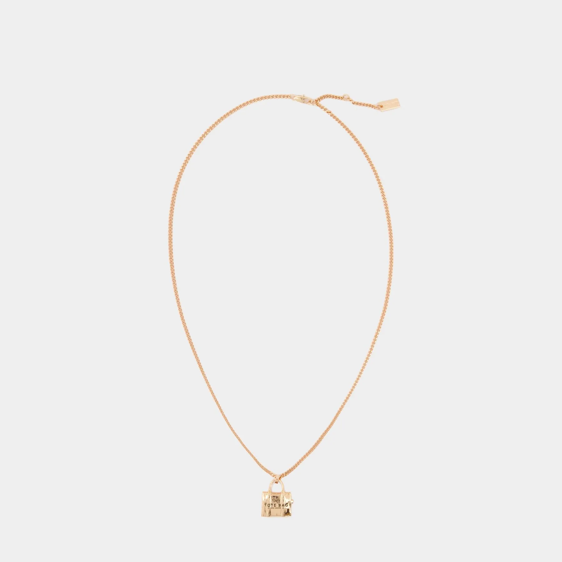 The Tote Bag Necklace - Marc Jacobs - Metal - Rose Gold