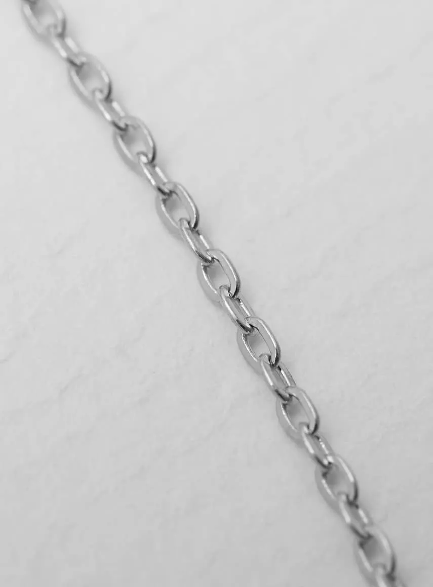 Thin Silver Necklace
