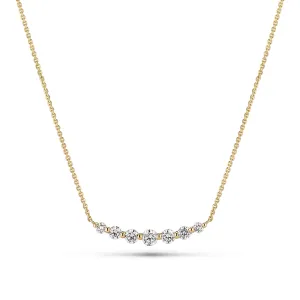 Tiara Grande 14K Gold Necklace w. Lab-Grown Diamonds