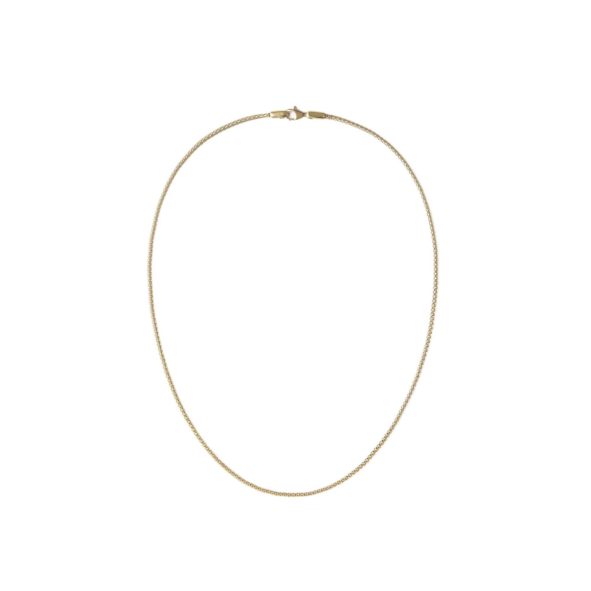 Tide Mesh Necklace Gold 1.8 Daniel Wellington