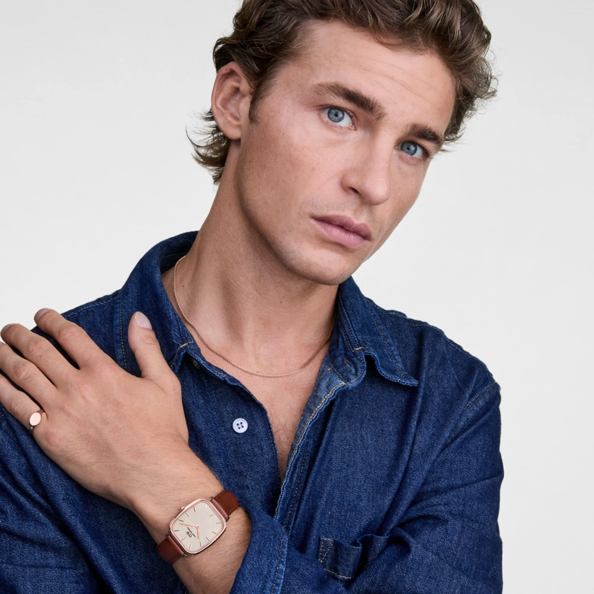 Tide Mesh Necklace Rose Gold 1.8 Daniel Wellington