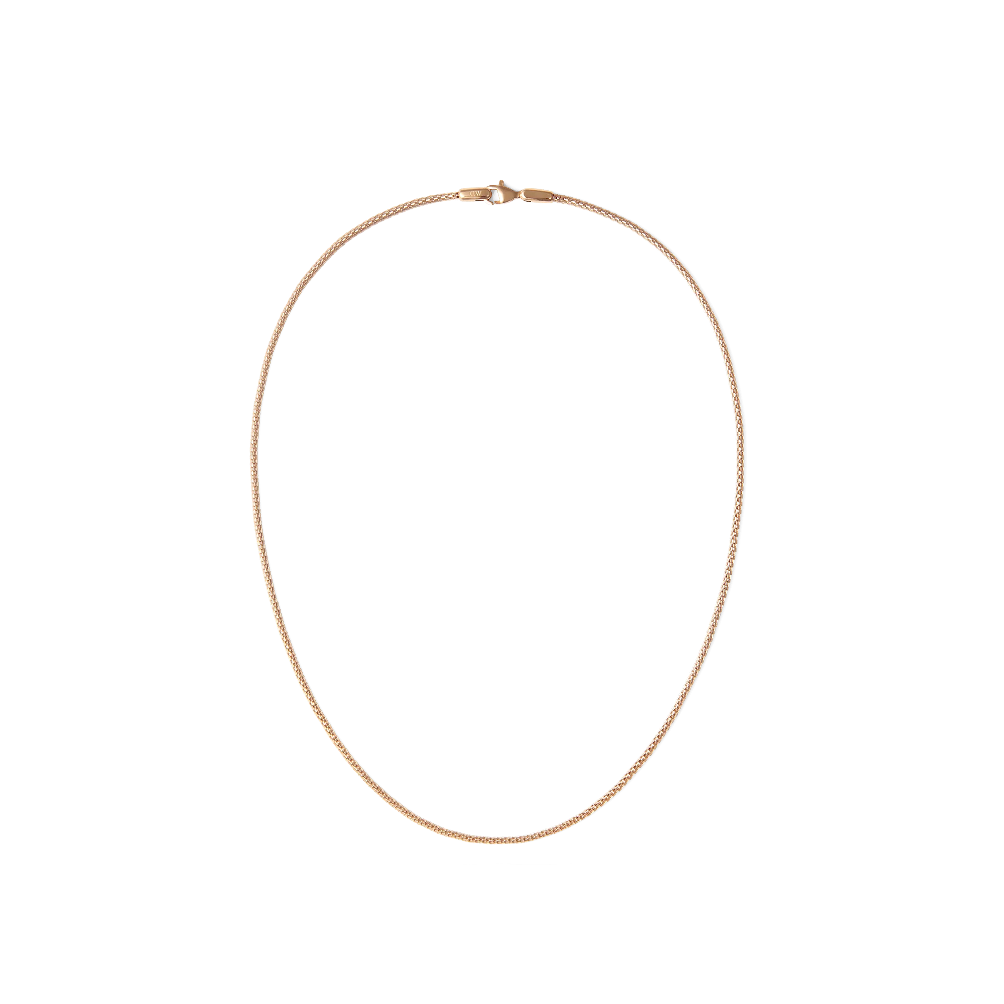 Tide Mesh Necklace Rose Gold 1.8 Daniel Wellington