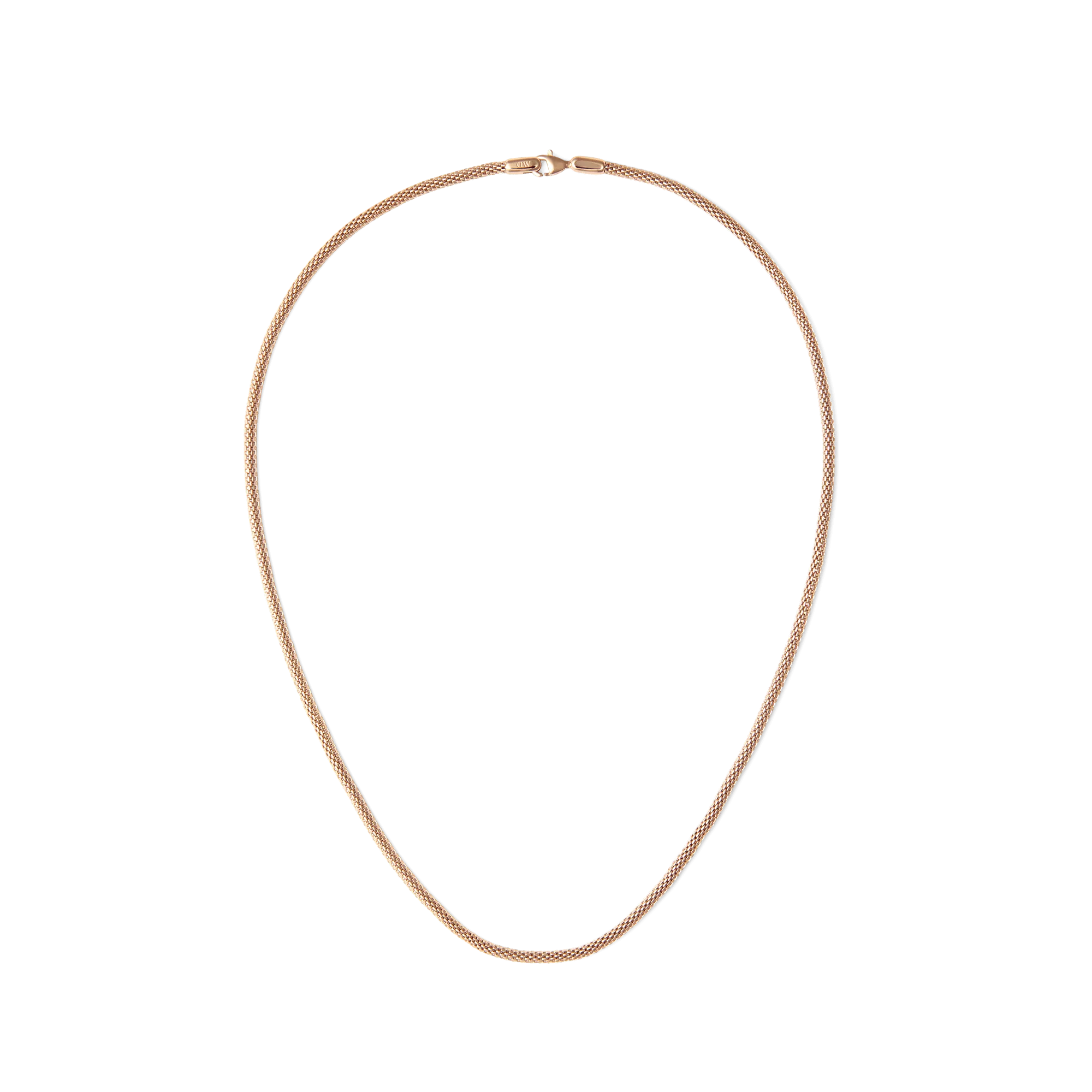 Tide Mesh Necklace Rose Gold 2.8 Daniel Wellington