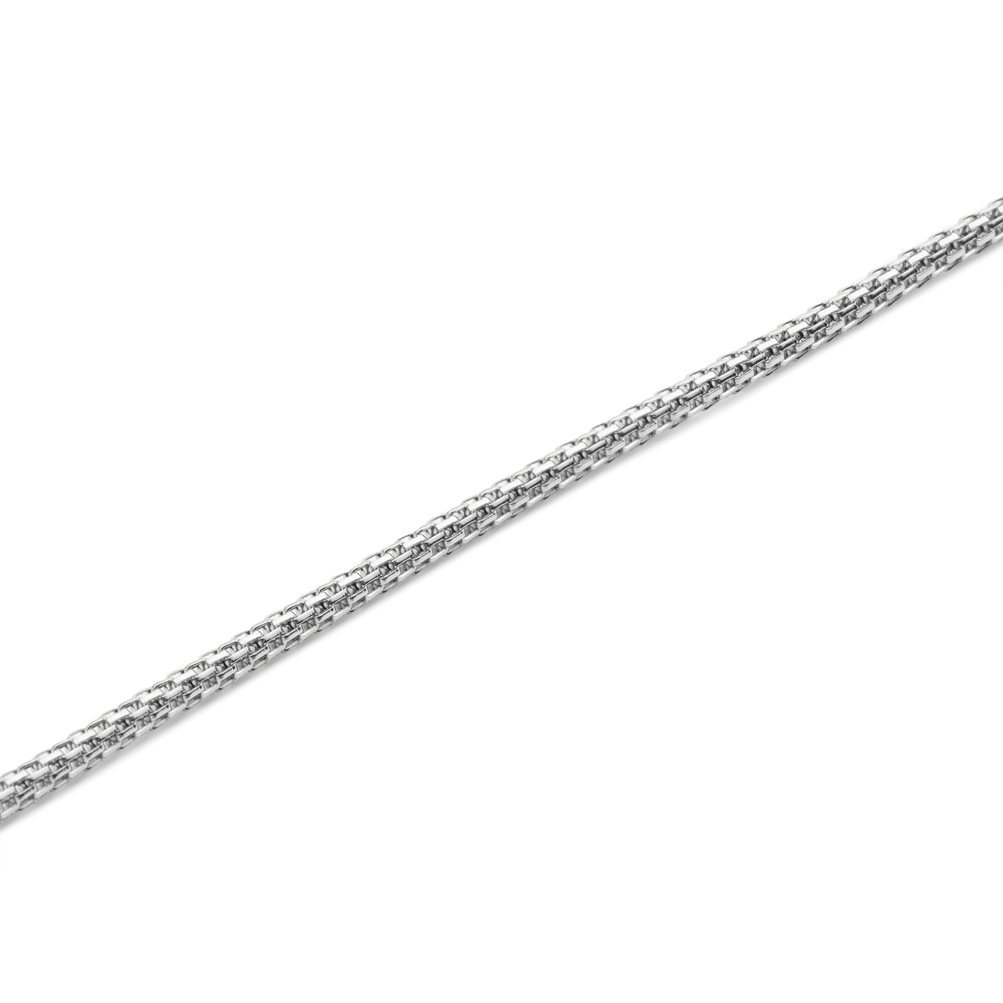 Tide Mesh Necklace Silver 1.8 Daniel Wellington