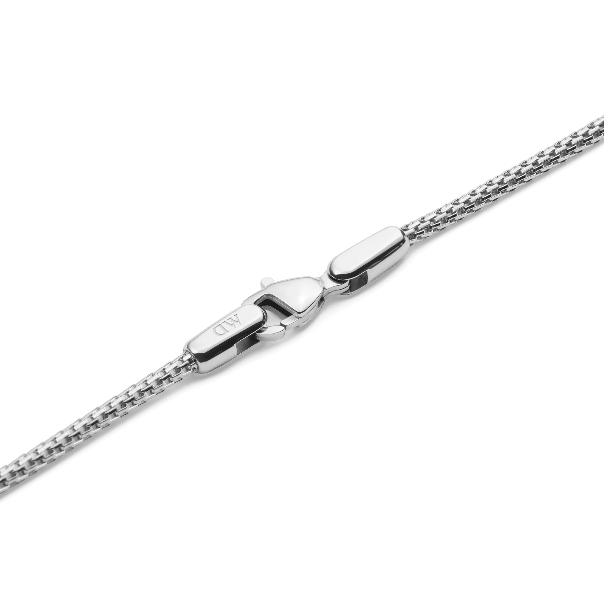 Tide Mesh Necklace Silver 1.8 Daniel Wellington