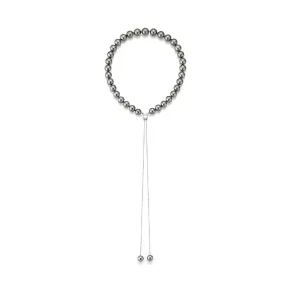 Transformable 18K Whitegold Necklace w. 50 Tahiti Pearls