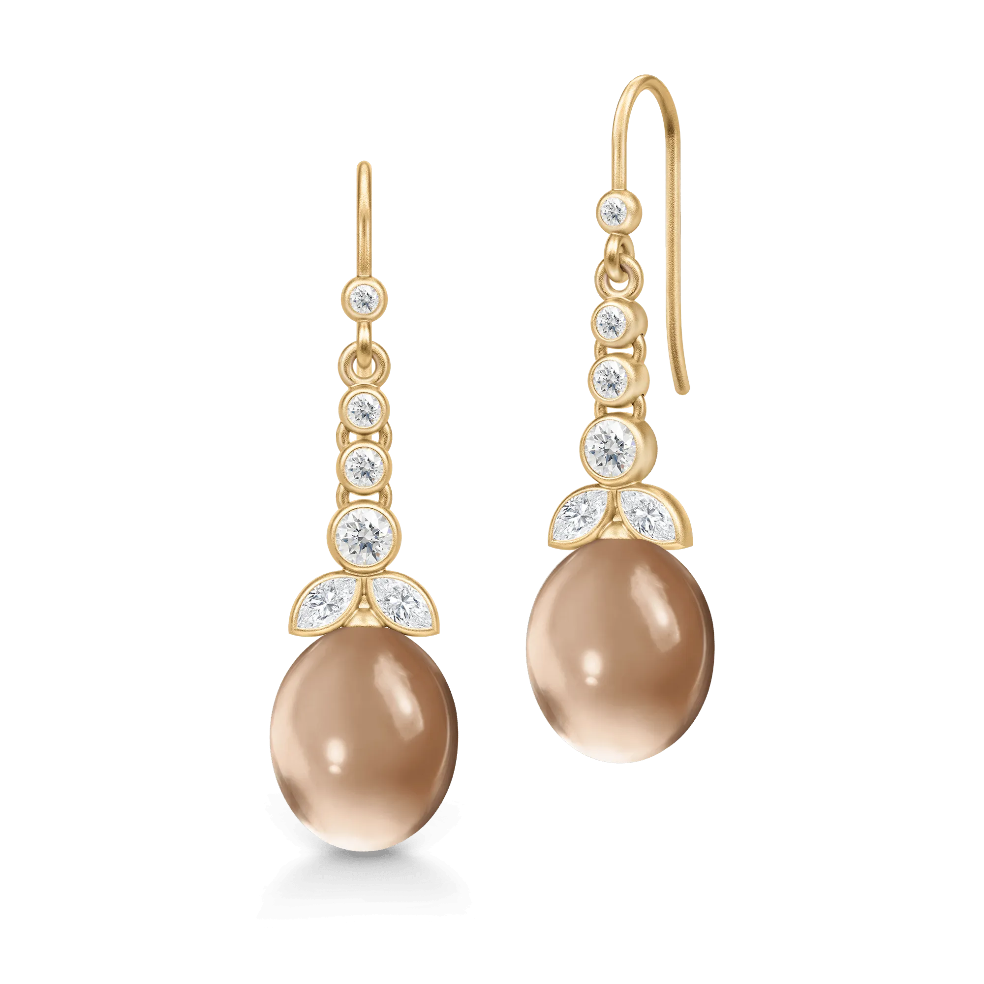 Treasure Chandelier Hazel Gold Plated Earrings