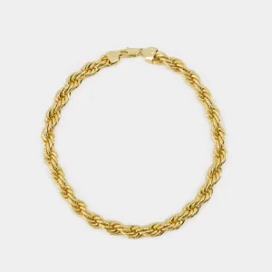Twist Rope Necklace - Anine Bing - Gold plated - Gold