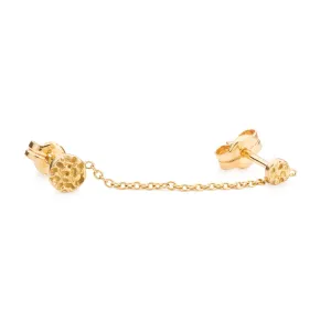 Two Moons 18K Gold Earring