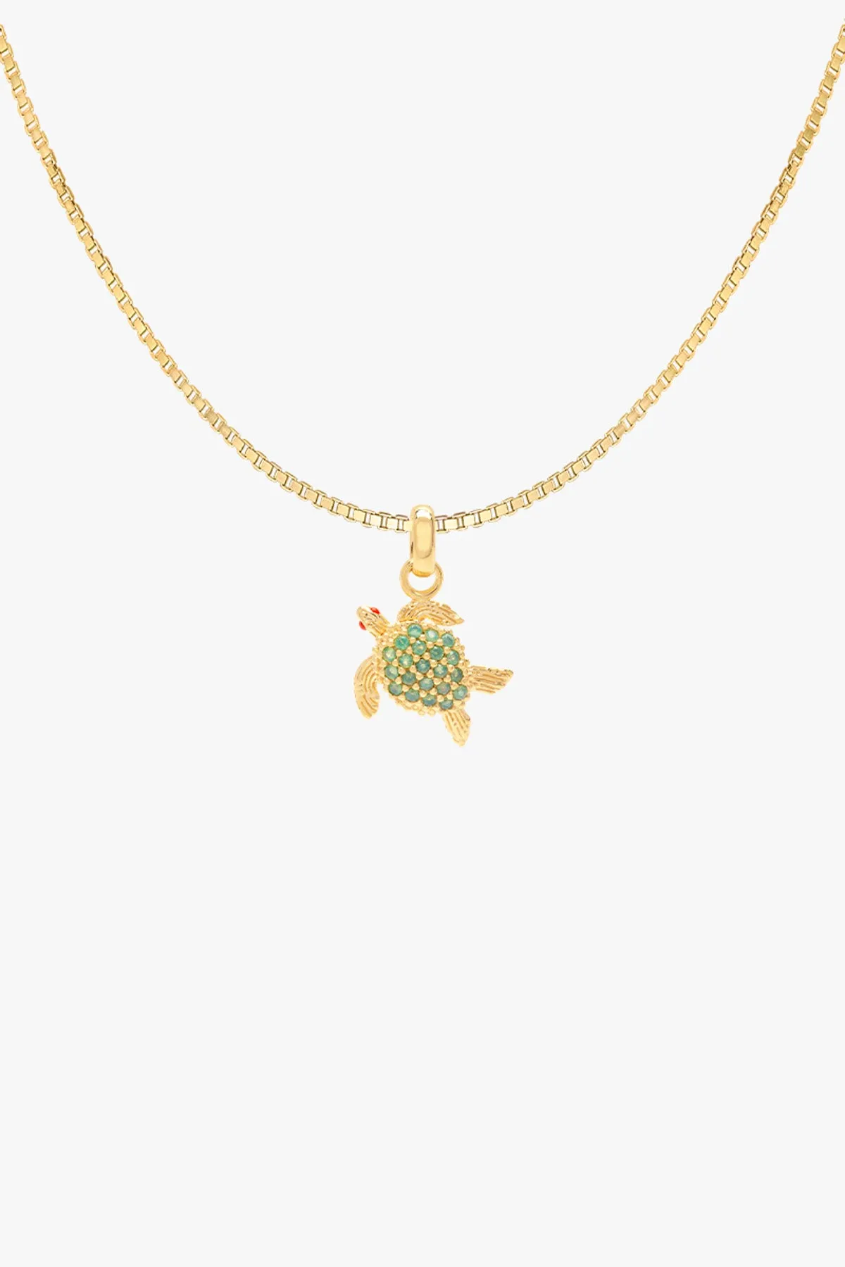 Under the sea turtle necklace gold plated Wildthings Collectables