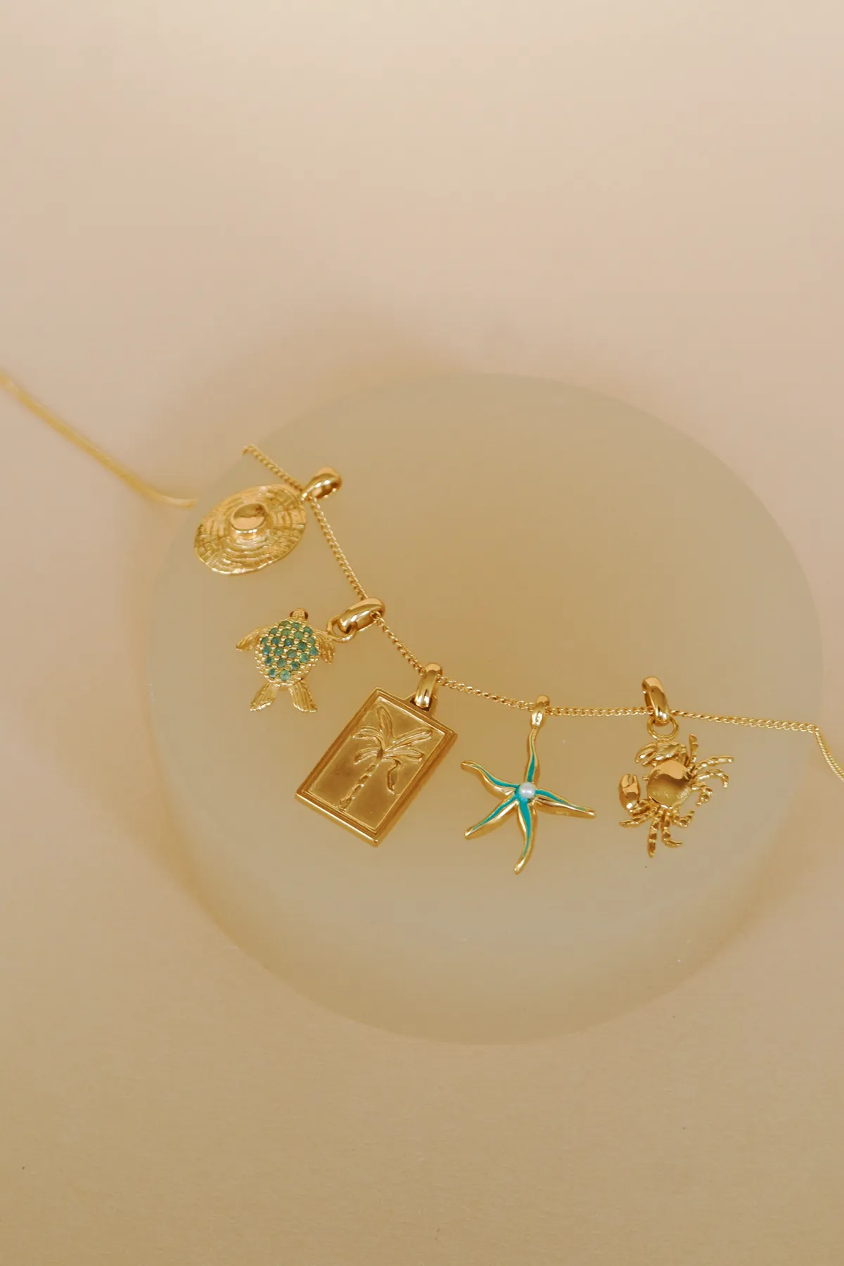 Under the sea turtle necklace gold plated Wildthings Collectables