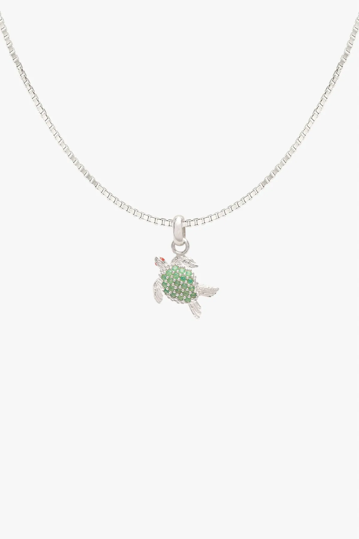 Under the sea turtle necklace silver Wildthings Collectables