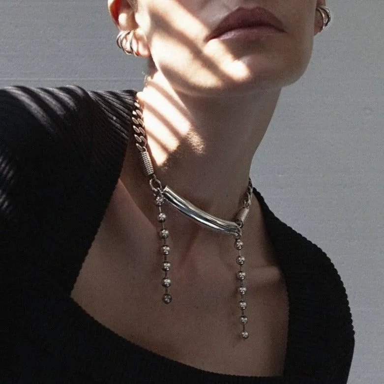 Unisex Choker Silver