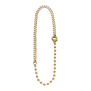 Unisex Necklace Gold Plated