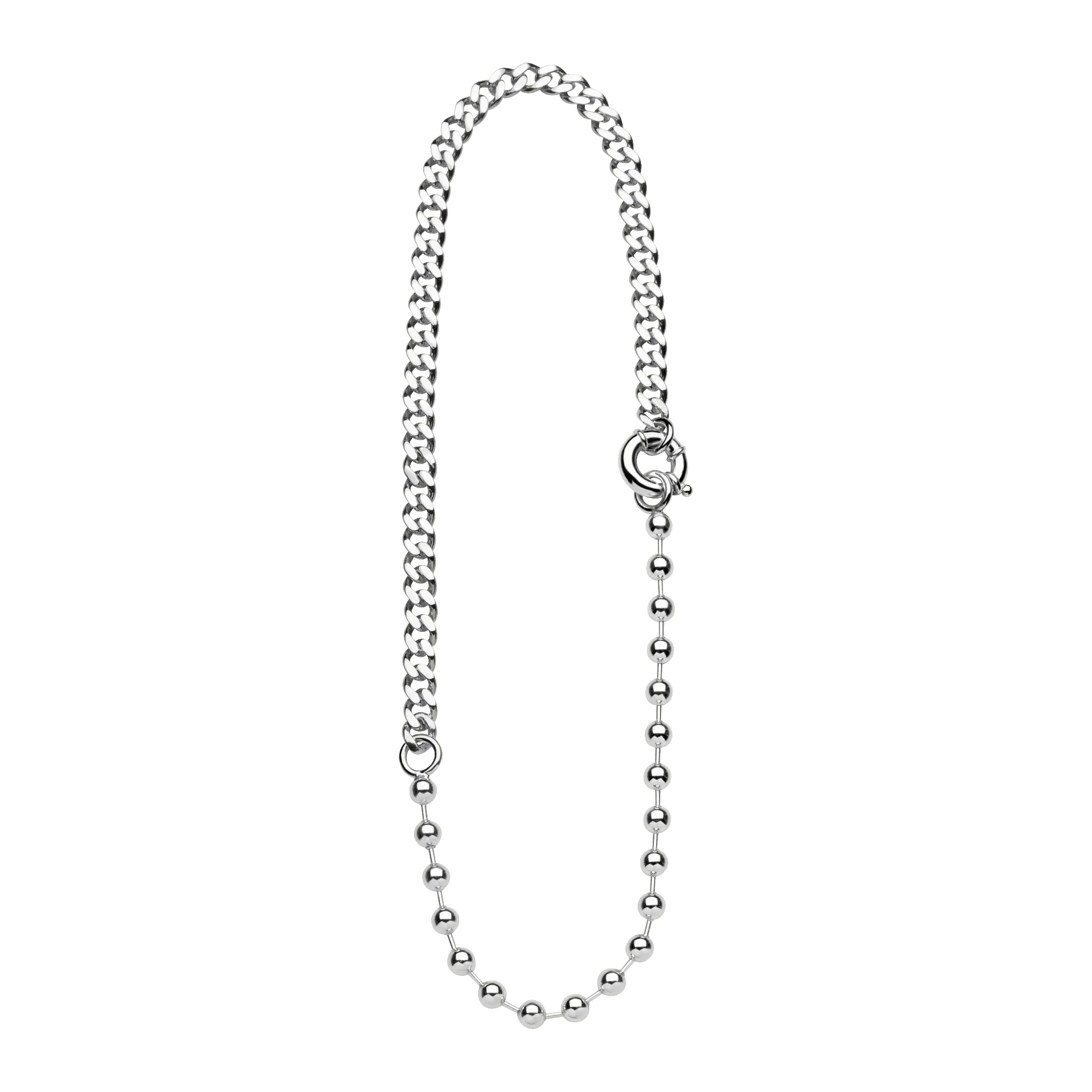 Unisex Necklace Silver