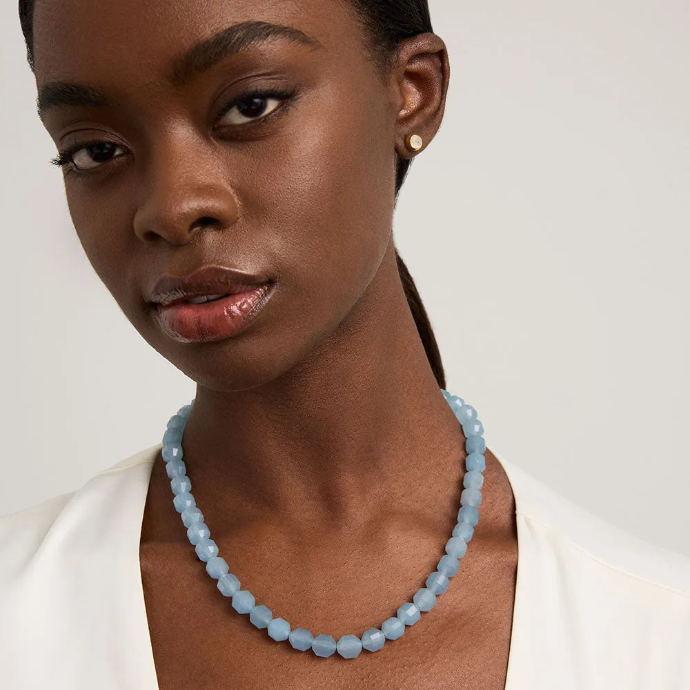 Valenca Necklace ~ Blue Quartz