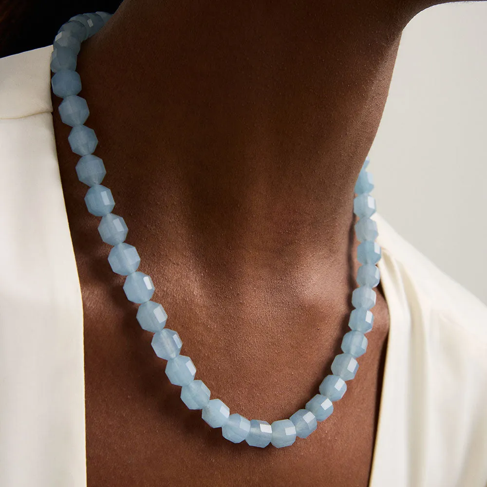 Valenca Necklace ~ Blue Quartz