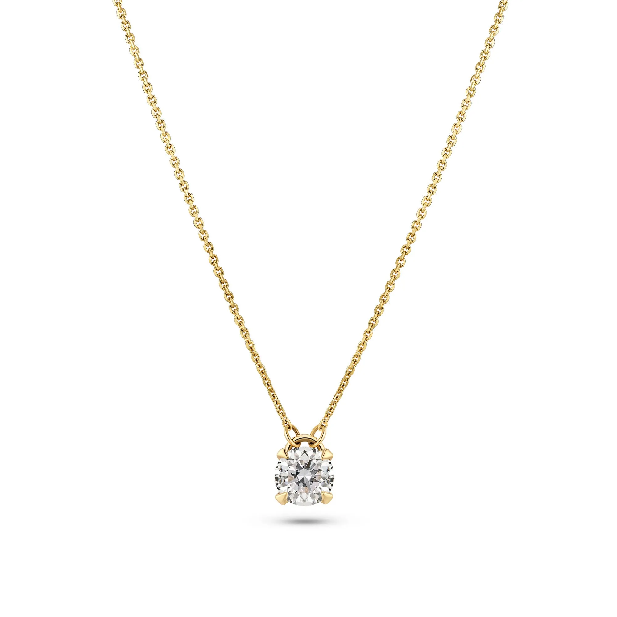 Venice 14K Gold Necklace w. Lab-Grown Diamond