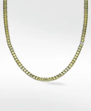 Veto Lux Oval 14K Gold Necklace w. Lab-Grown Diamonds & Sapphires