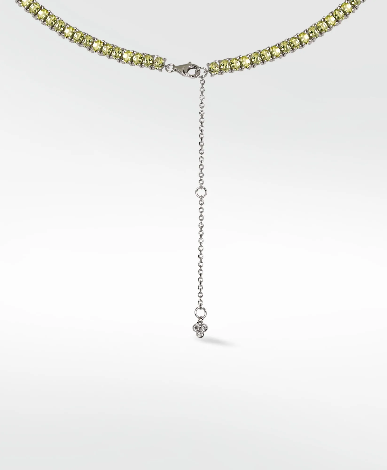 Veto Lux Oval 14K Gold Necklace w. Lab-Grown Diamonds & Sapphires