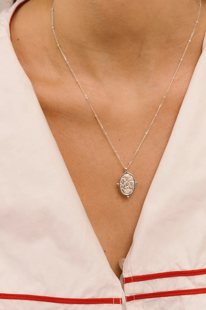 Vida A Lisboa Necklace Silver Wildthings Collectables