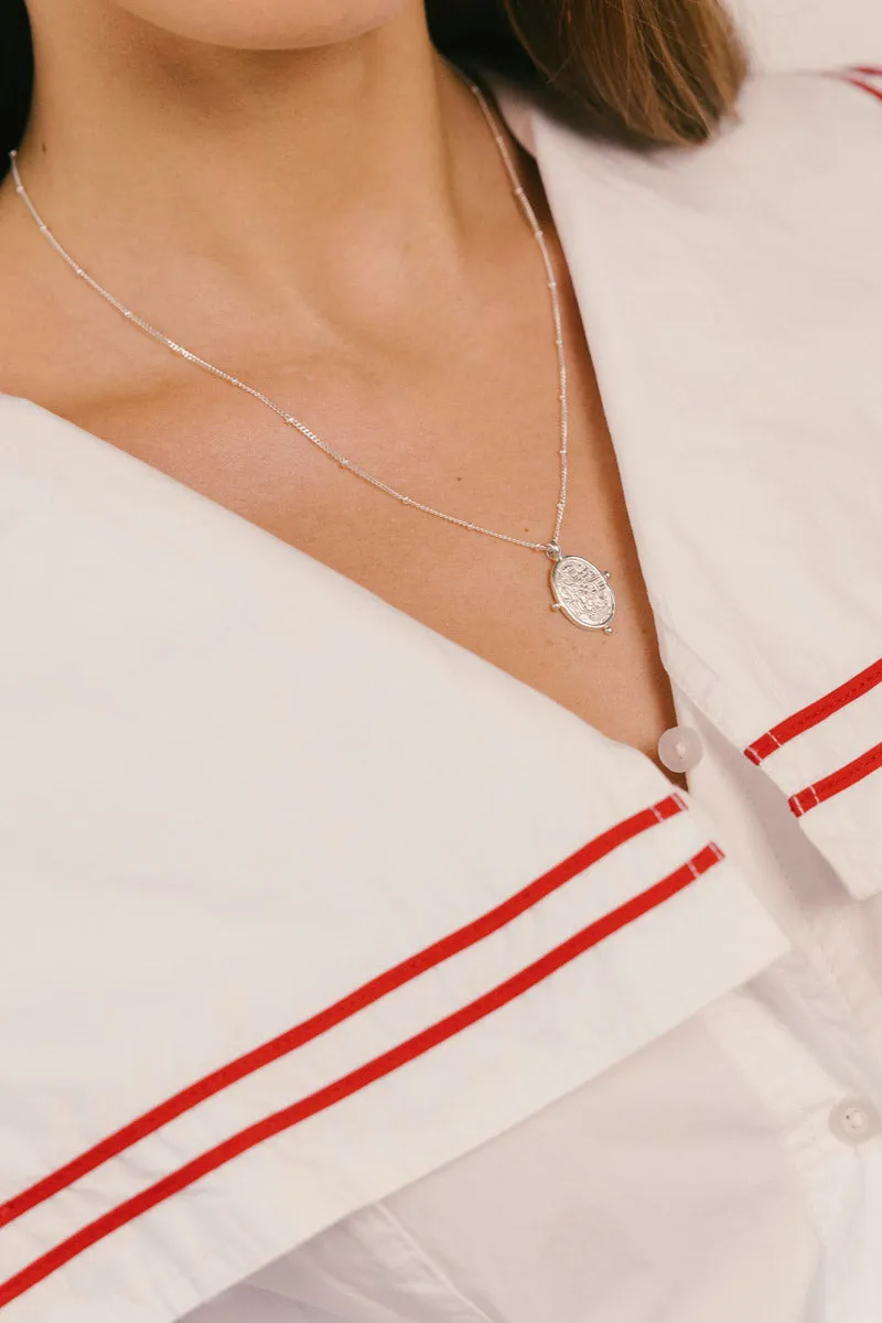 Vida A Lisboa Necklace Silver Wildthings Collectables