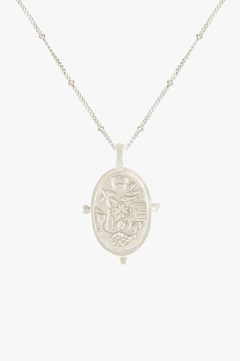 Vida A Lisboa Necklace Silver Wildthings Collectables