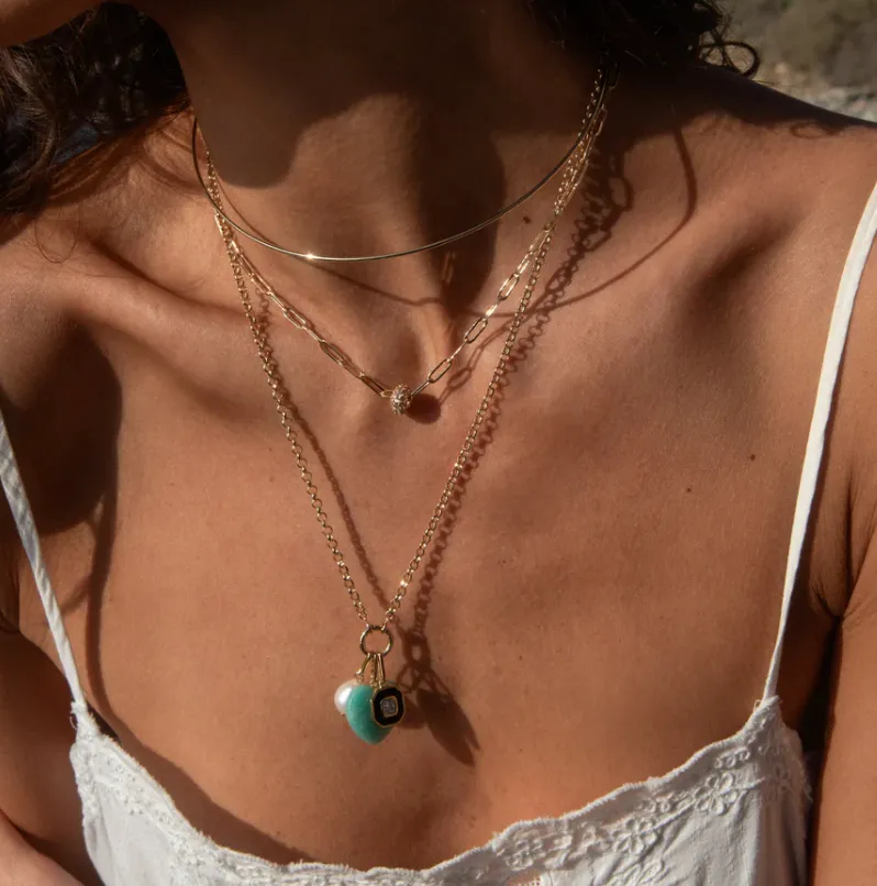 Vienna Rolo Charm Necklace 20”